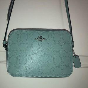 COACH SEAFOAM CROSS BODY BAG